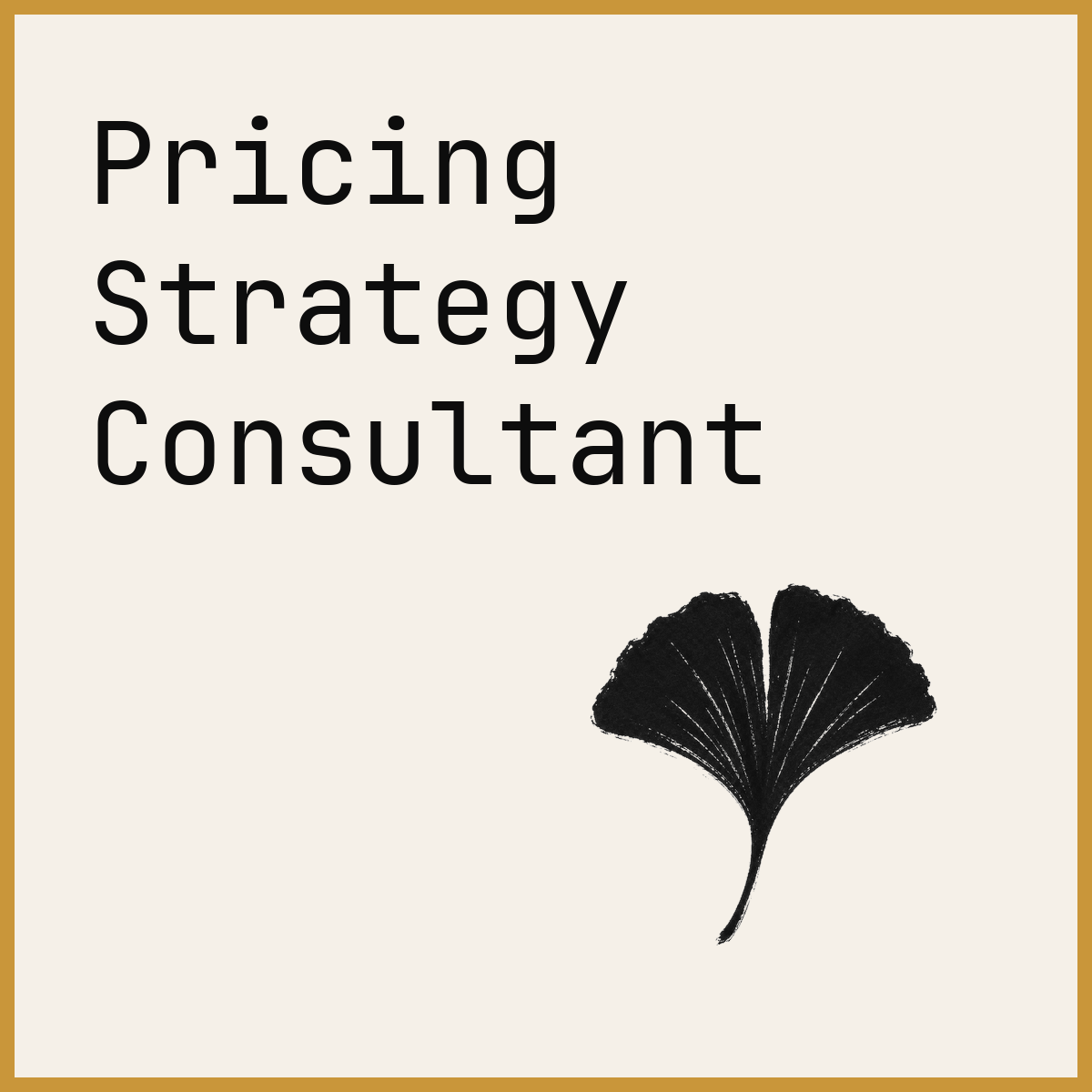 Pricing Strategy Consultant