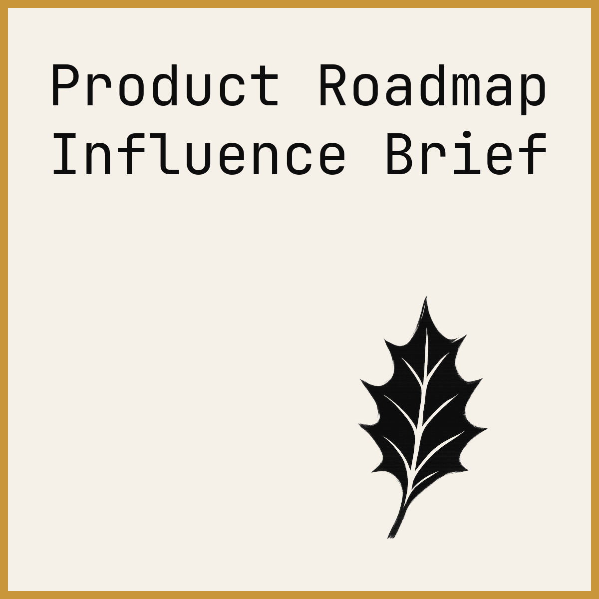 Product Roadmap Influence Brief