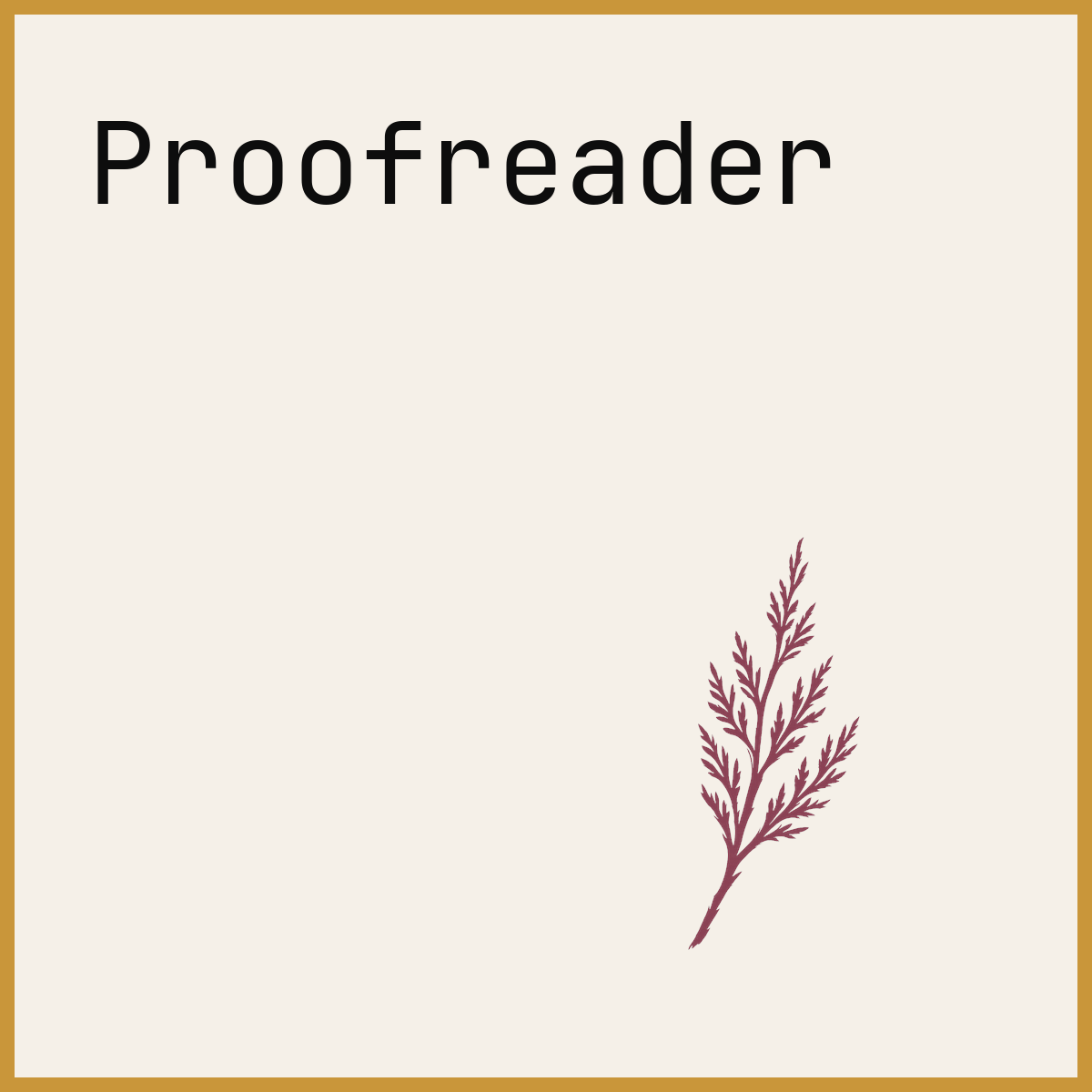 Proofreader
