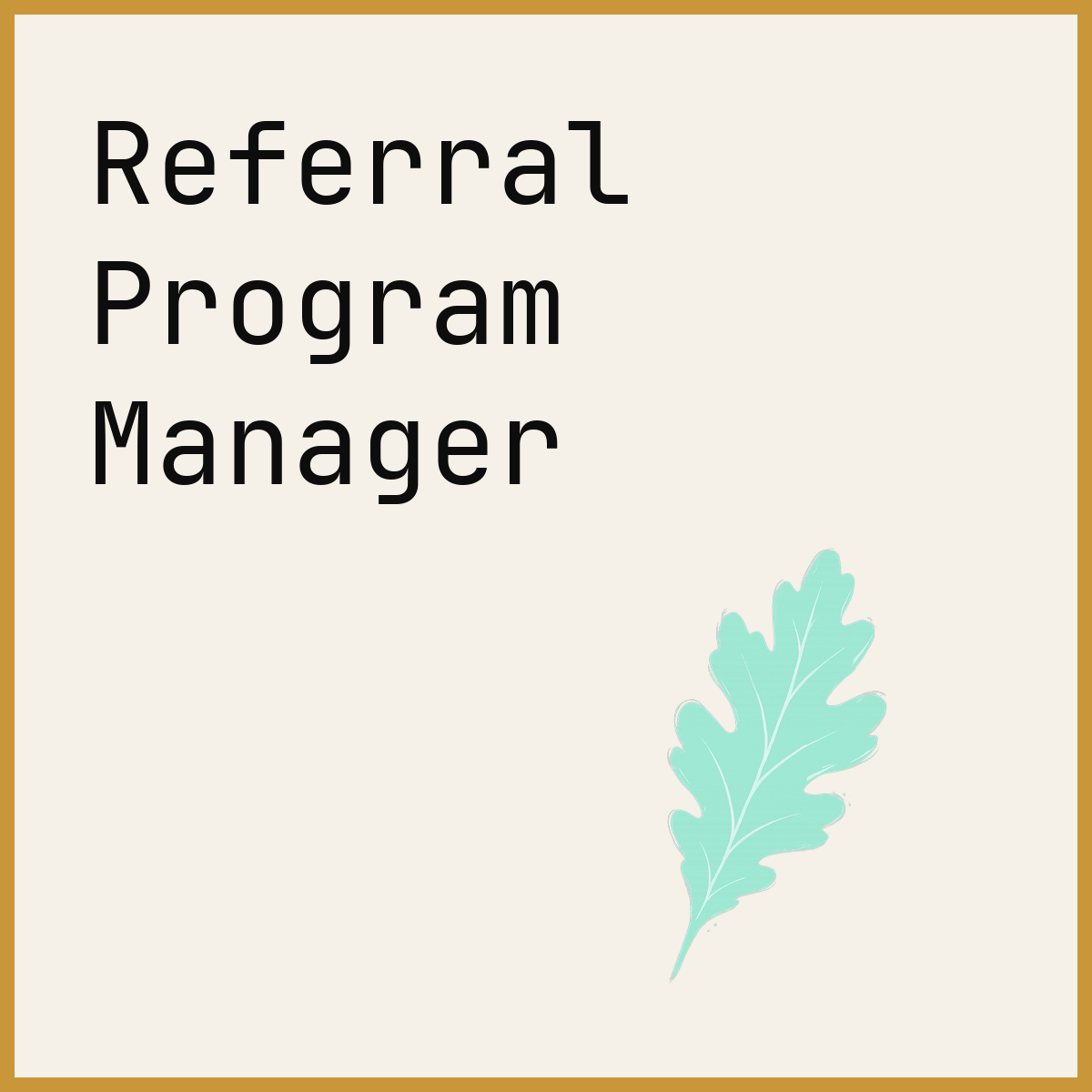 Referral Program Manager