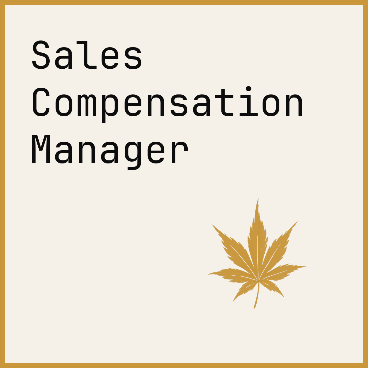 Sales Compensation Manager