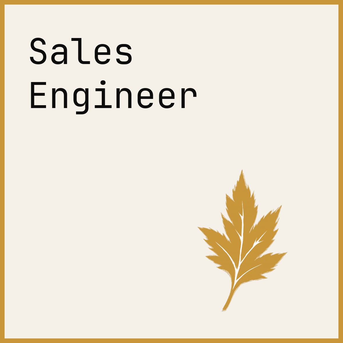 Sales Engineer