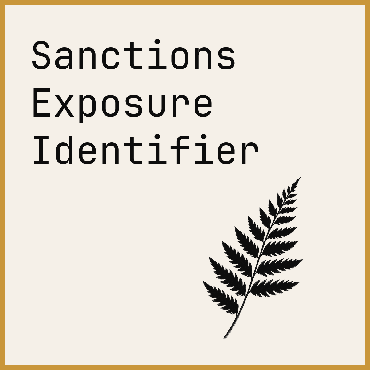 Sanctions Exposure Identifier