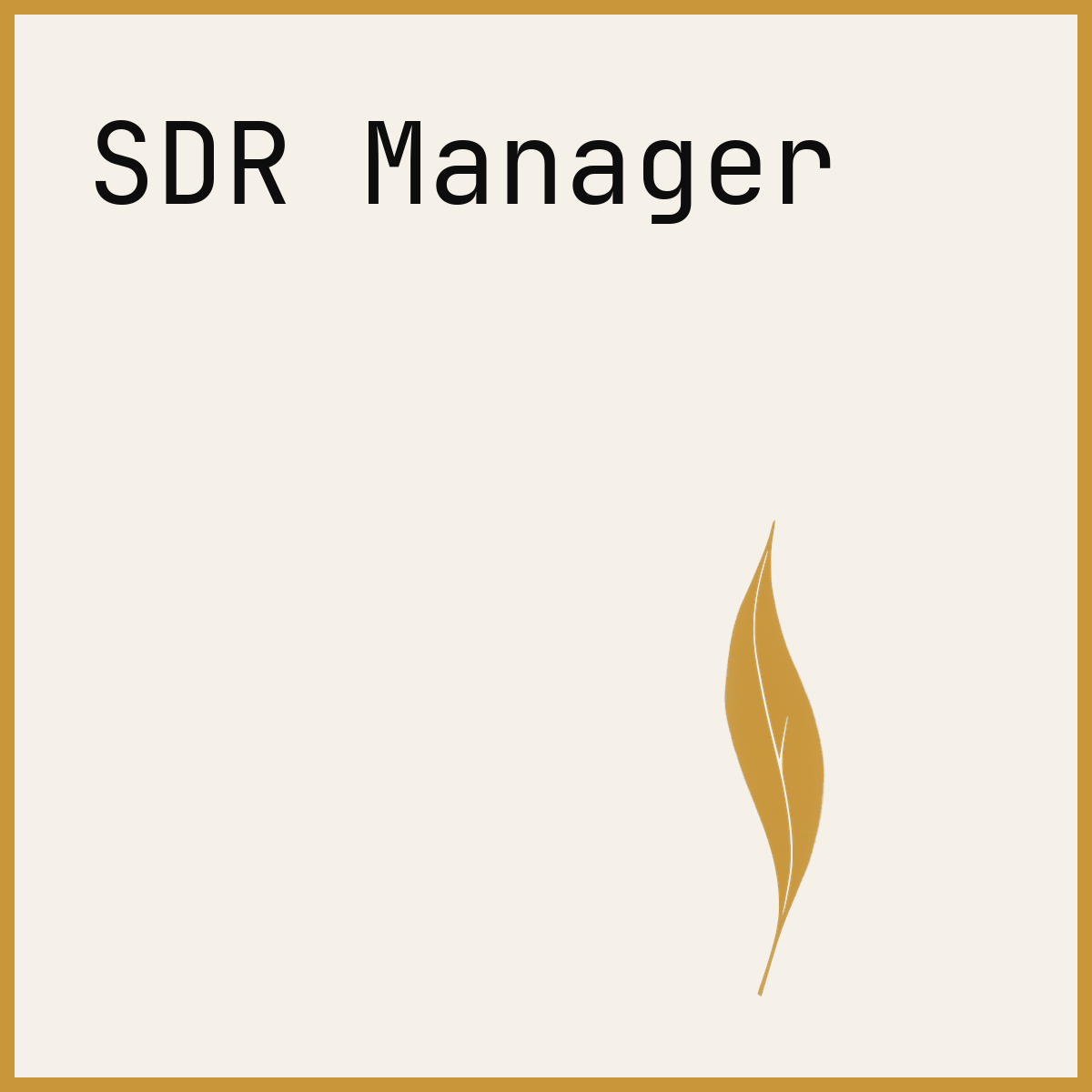 SDR Manager