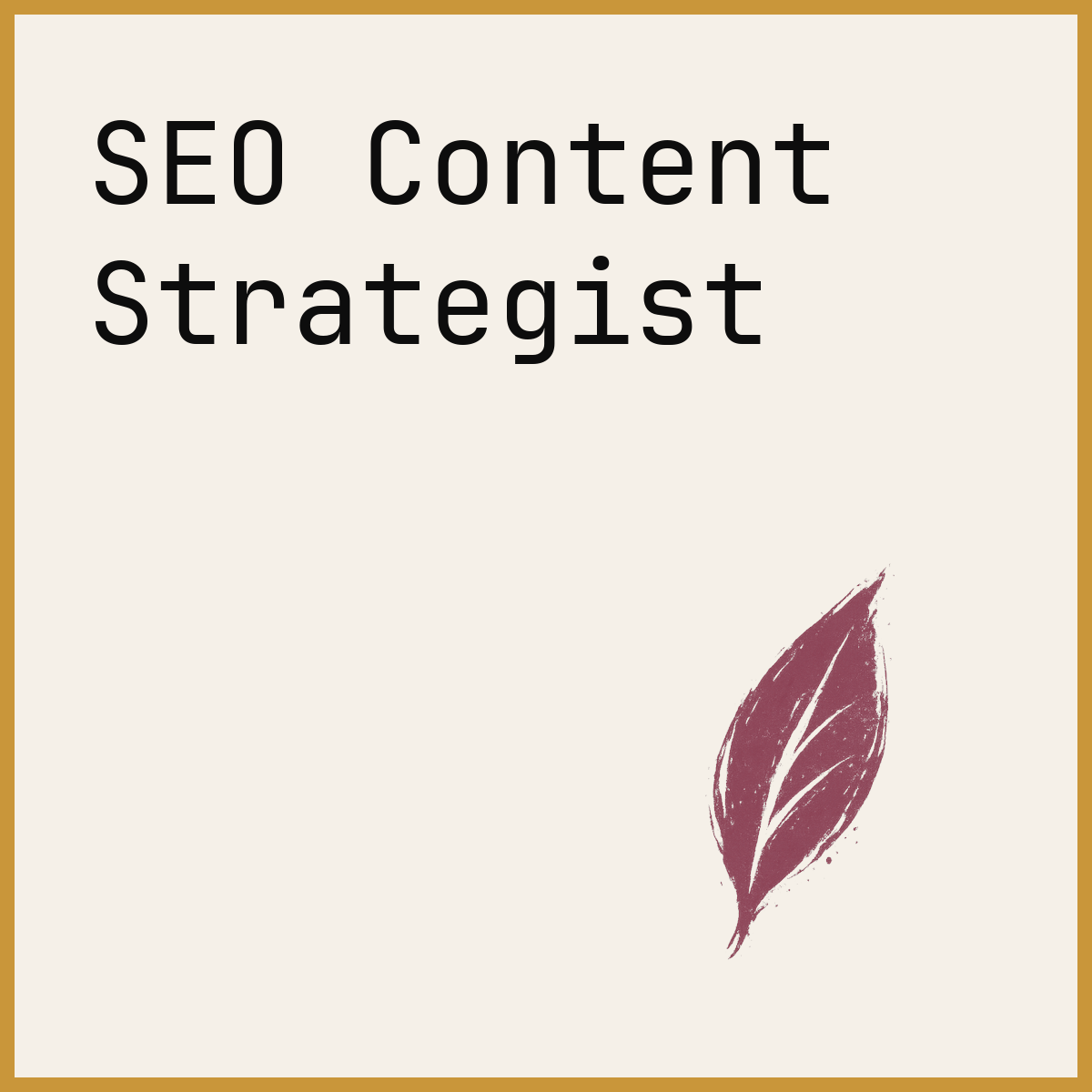 SEO Content Strategist