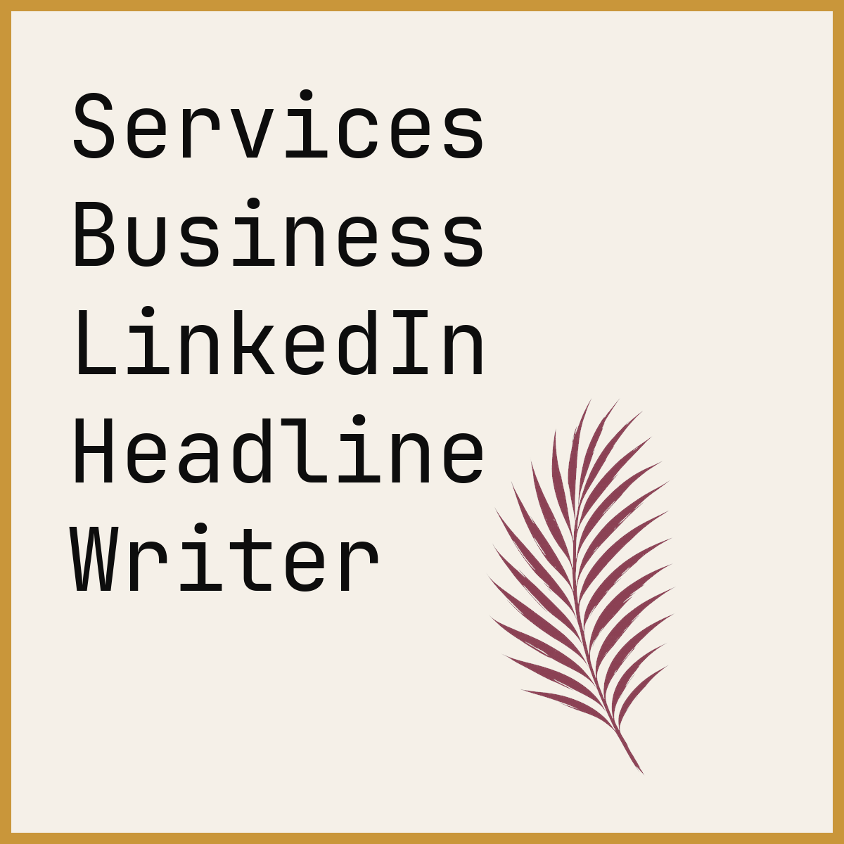 Services Business LinkedIn Headline Writer