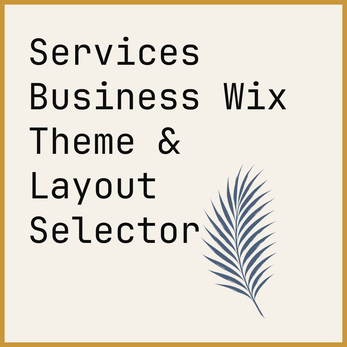 Services Business Wix Theme & Layout Selector