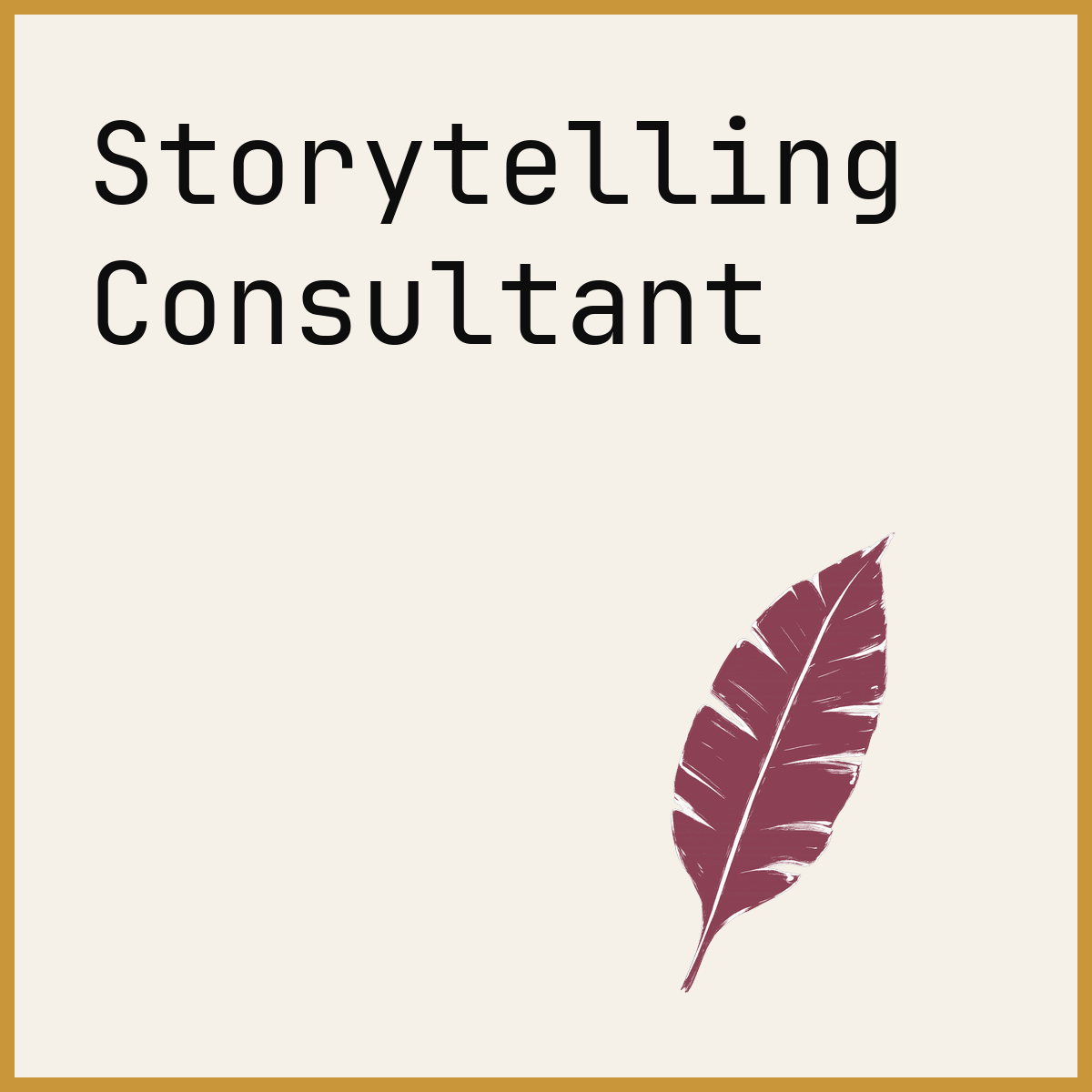 Storytelling Consultant