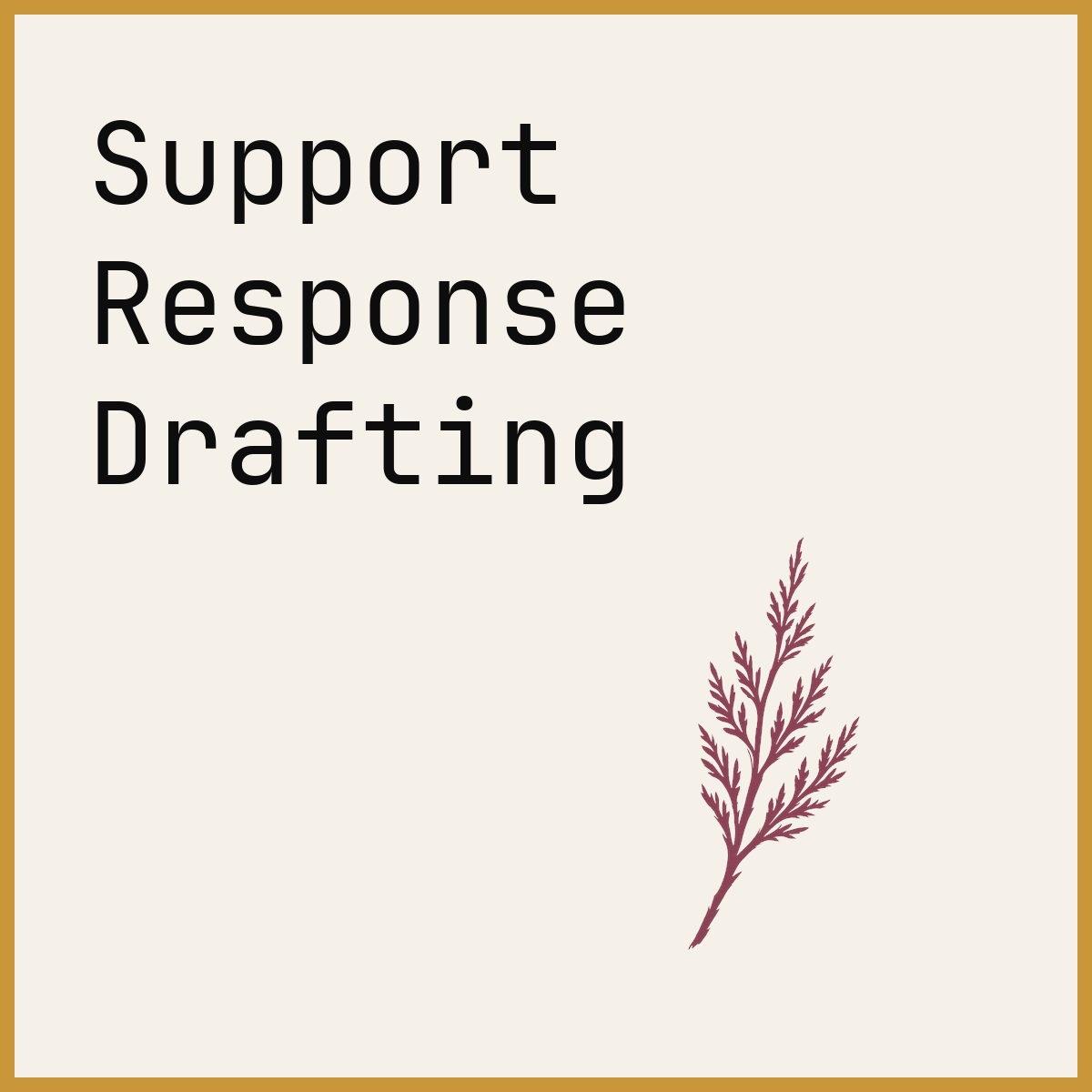 Support Response Drafting
