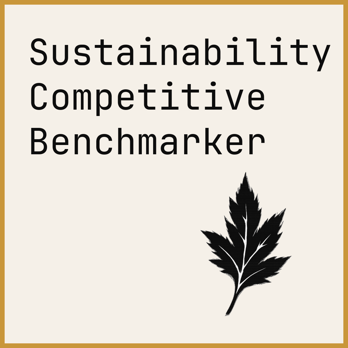 Sustainability Competitive Benchmarker