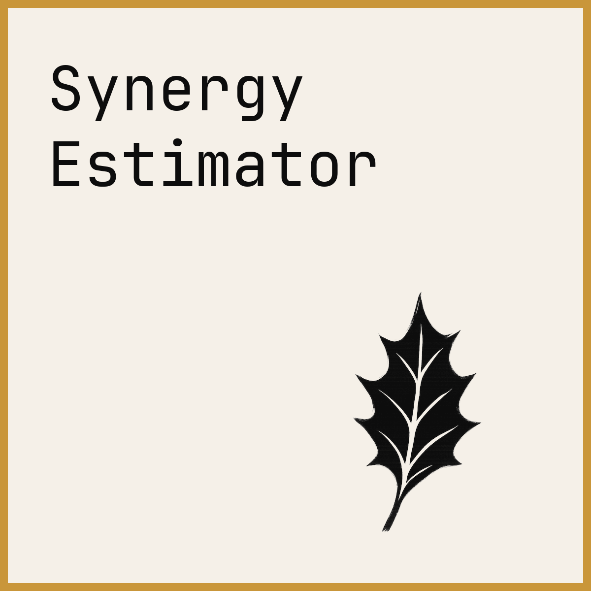 Synergy Estimator