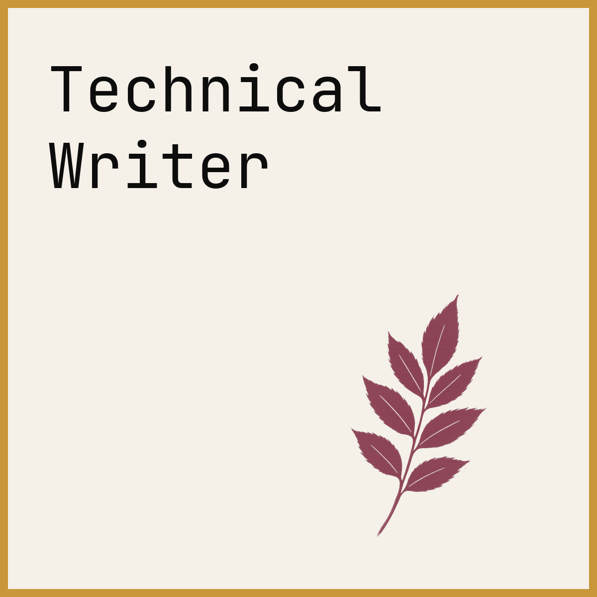 Technical Writer