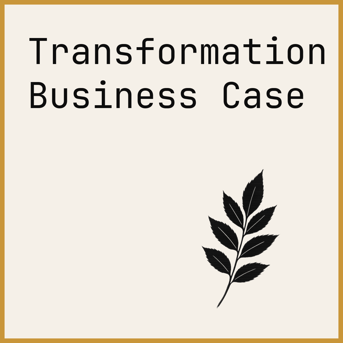 Transformation Business Case