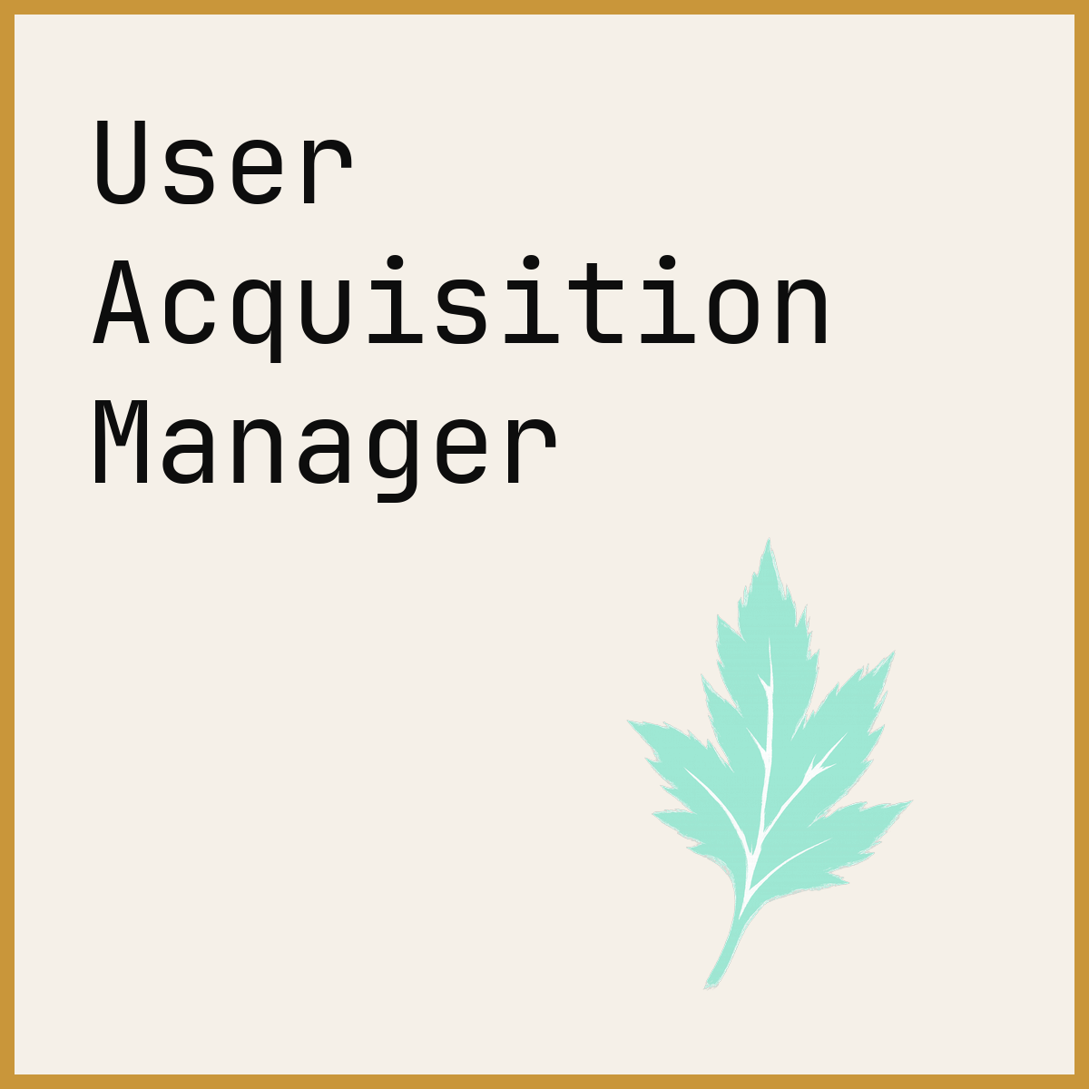 User Acquisition Manager