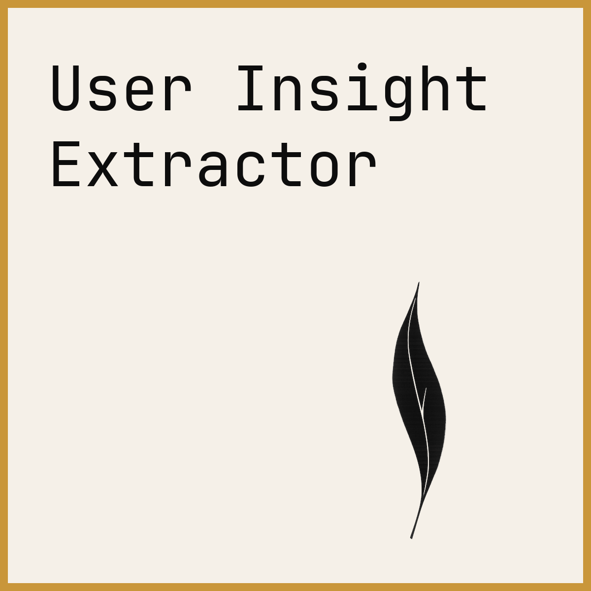 User Insight Extractor