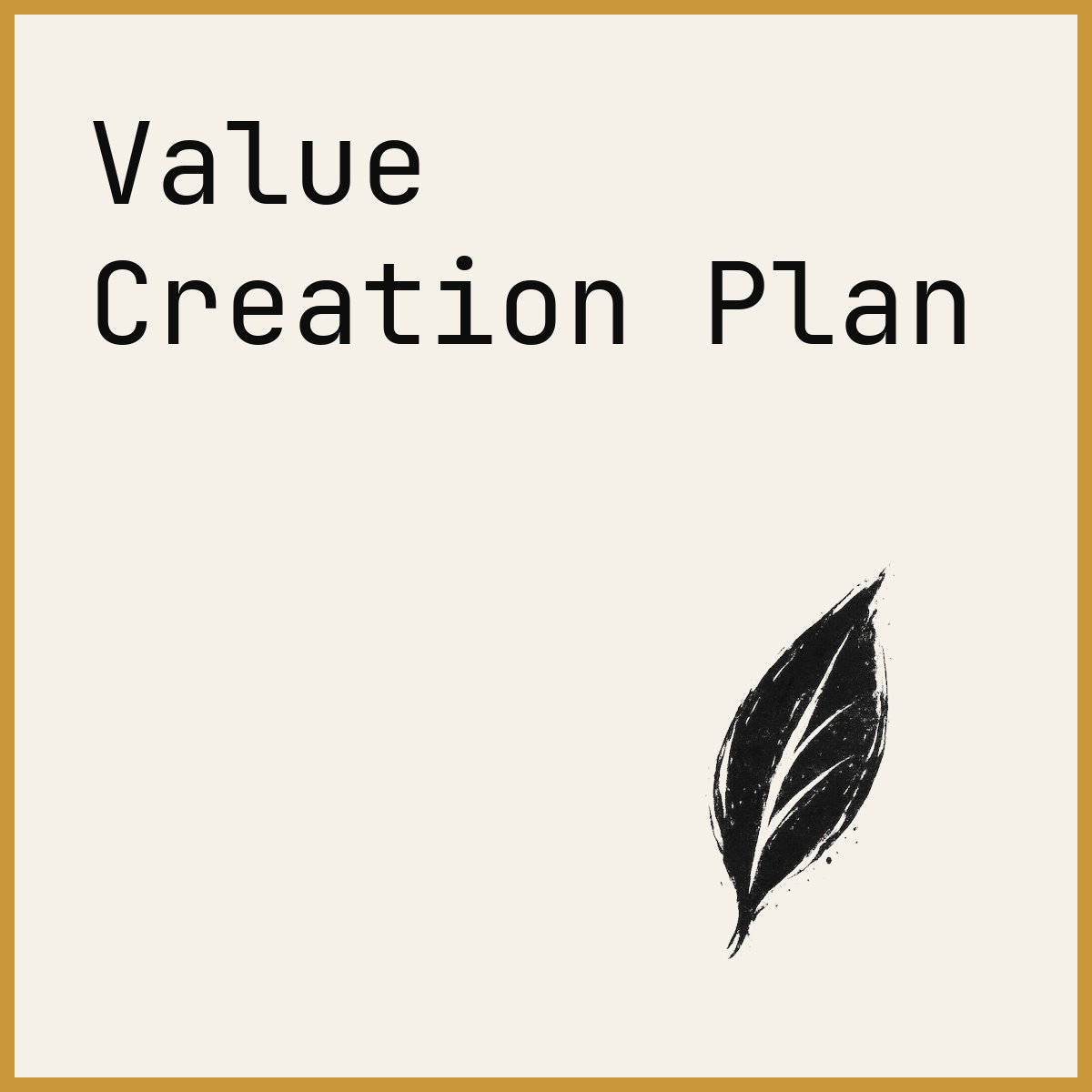 Value Creation Plan