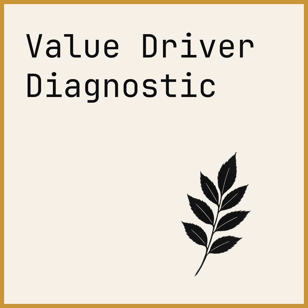Value Driver Diagnostic