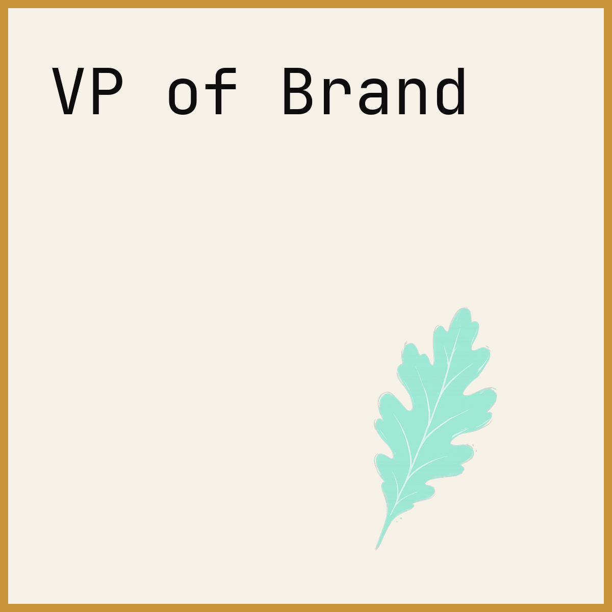 VP of Brand
