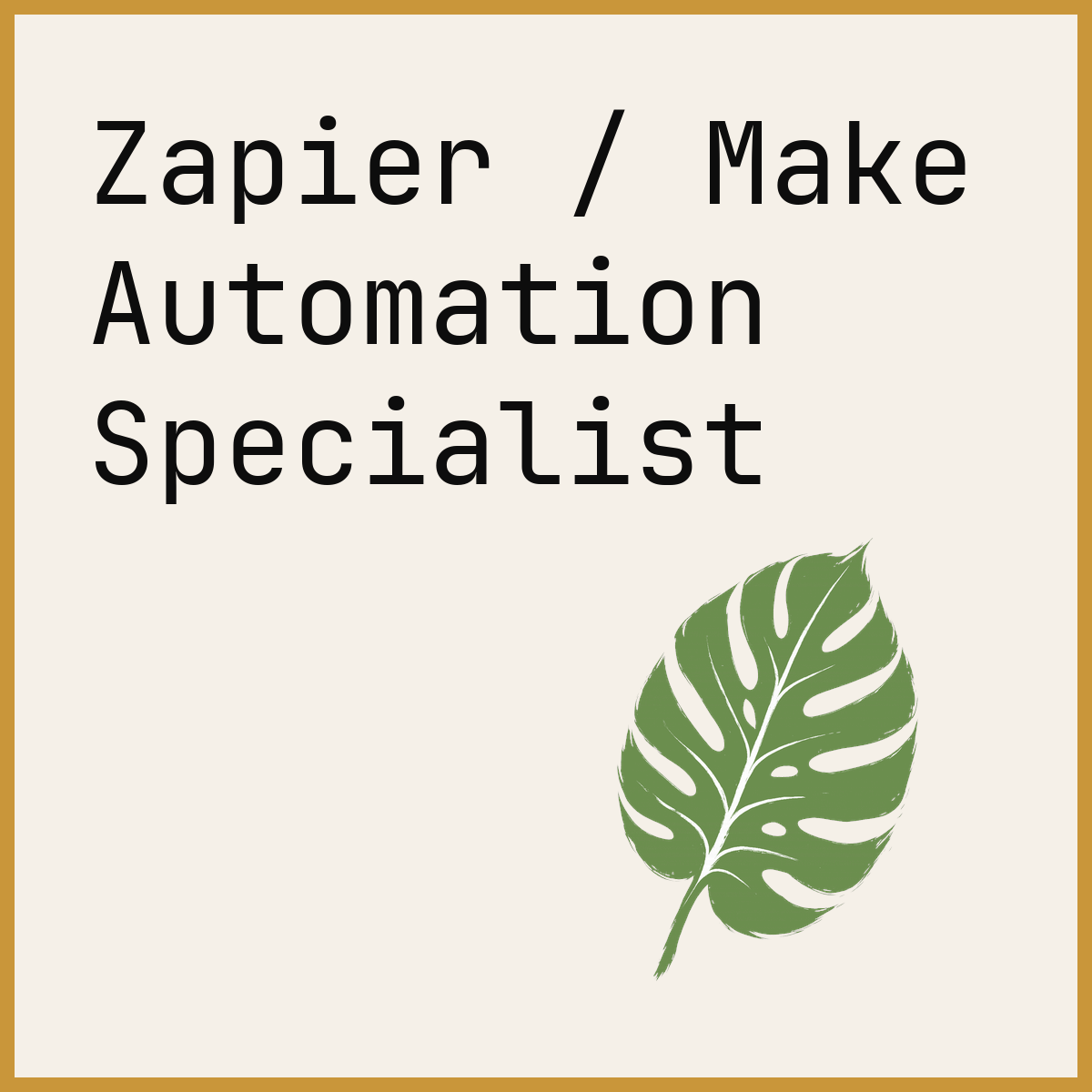 Zapier / Make Automation Specialist
