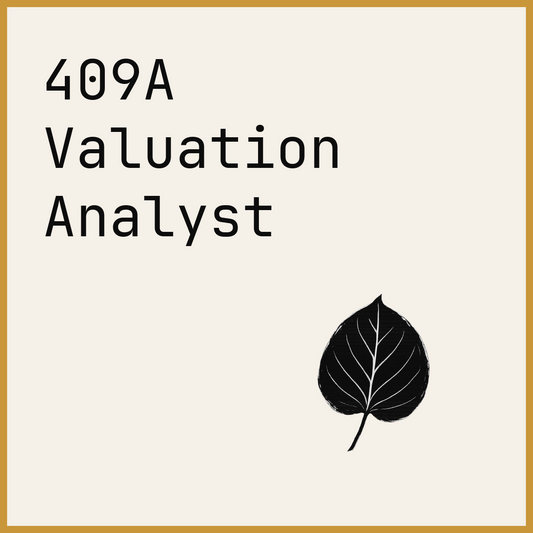 409A Valuation Analyst