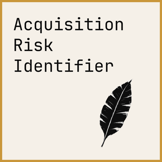 Acquisition Risk Identifier