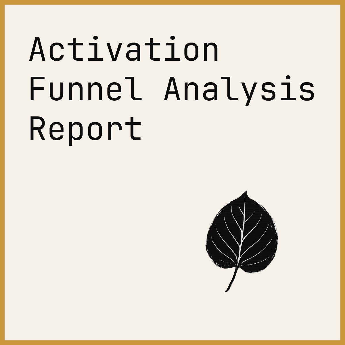 Activation Funnel Analysis Report
