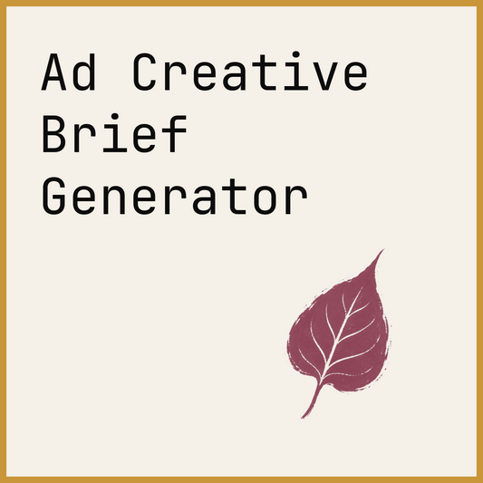 Ad Creative Brief Generator