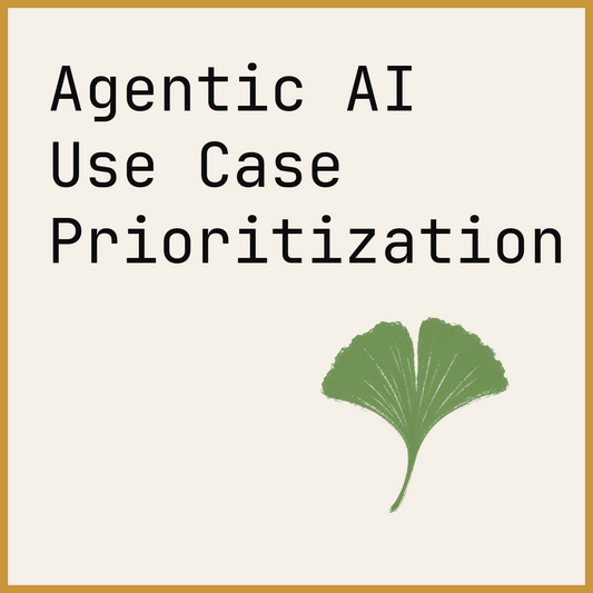 Agentic AI Use Case Prioritization