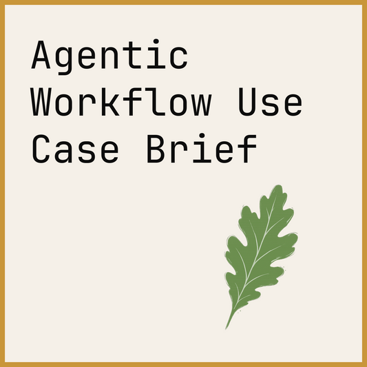 Agentic Workflow Use Case Brief