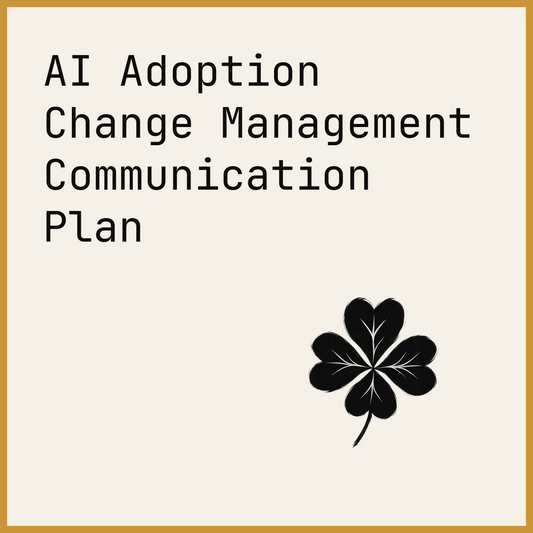 AI Adoption Change Management Communication Plan