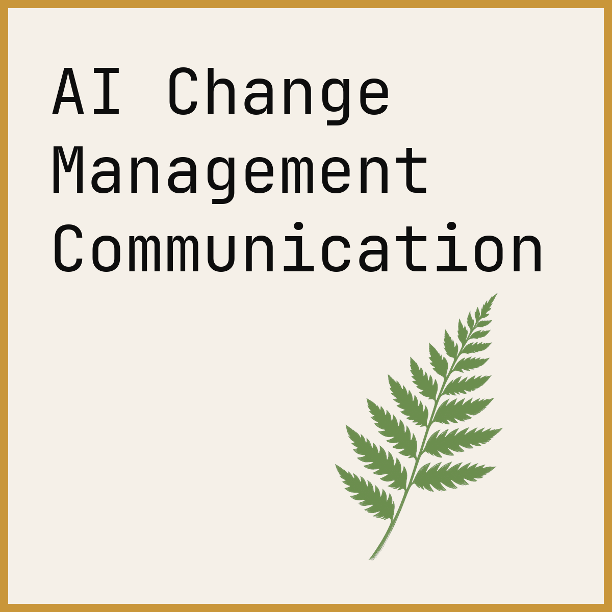 AI Change Management Communication