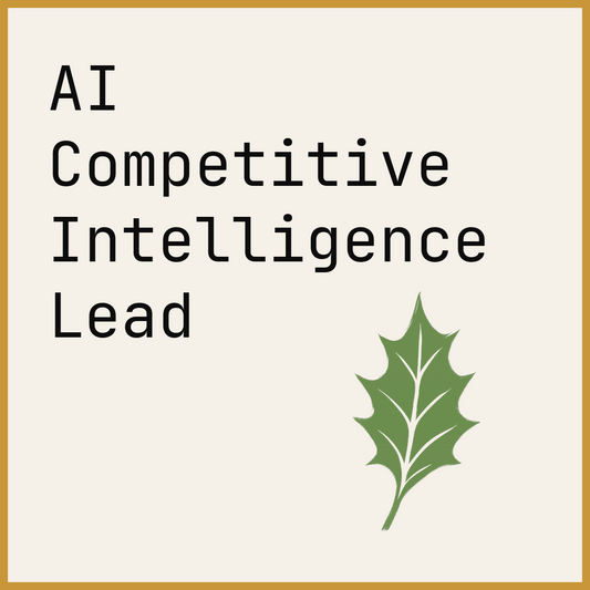 AI Competitive Intelligence Lead