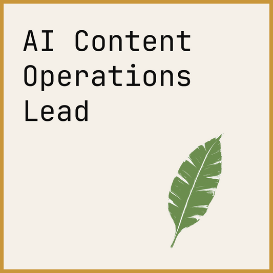AI Content Operations Lead