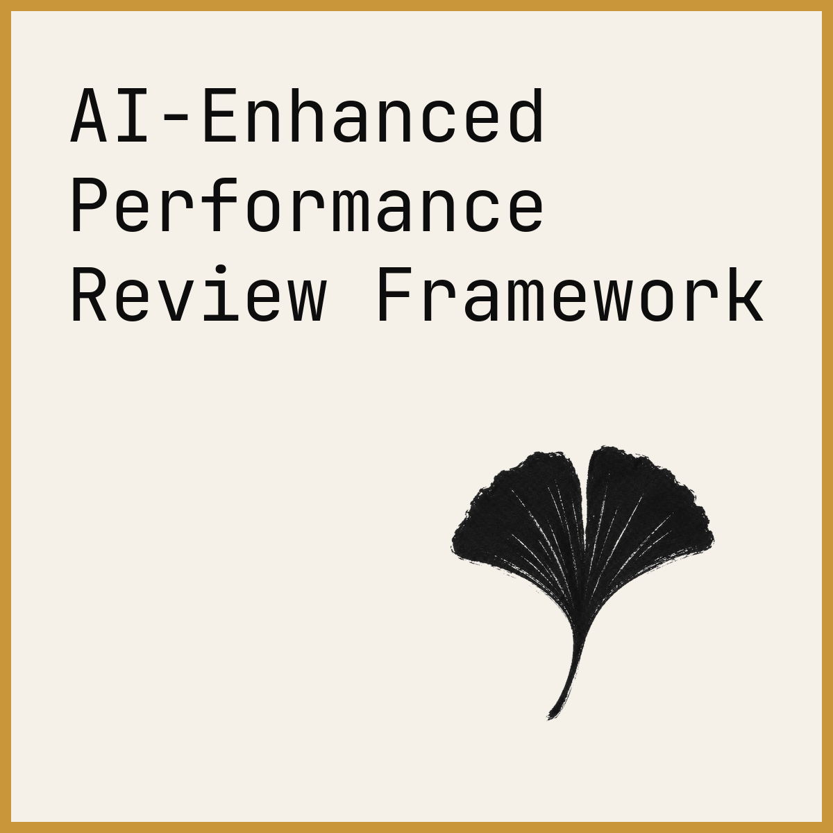 AI-Enhanced Performance Review Framework