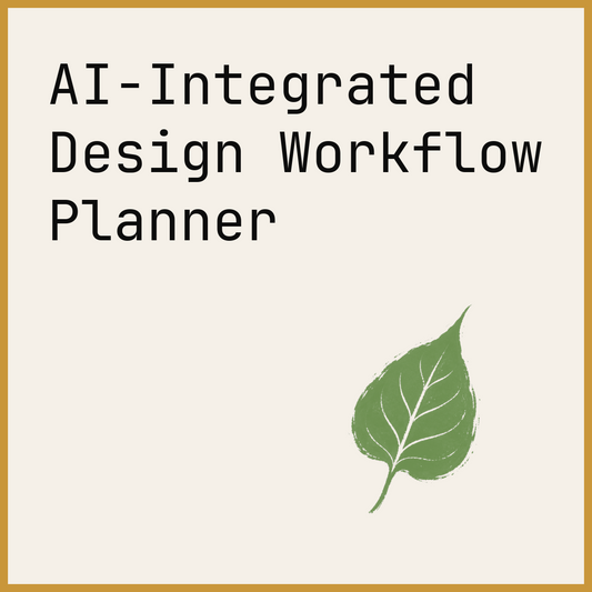 AI-Integrated Design Workflow Planner