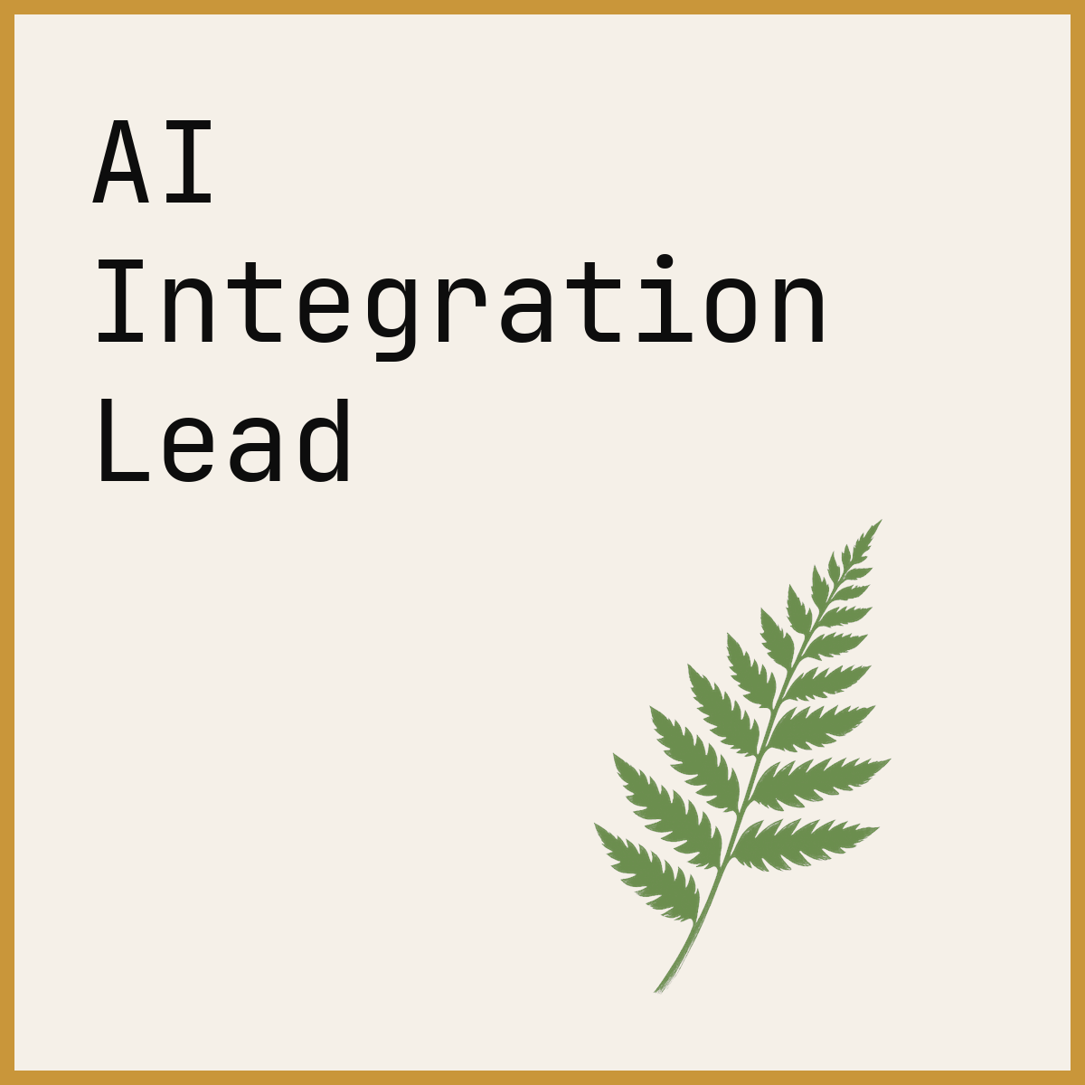 AI Integration Lead