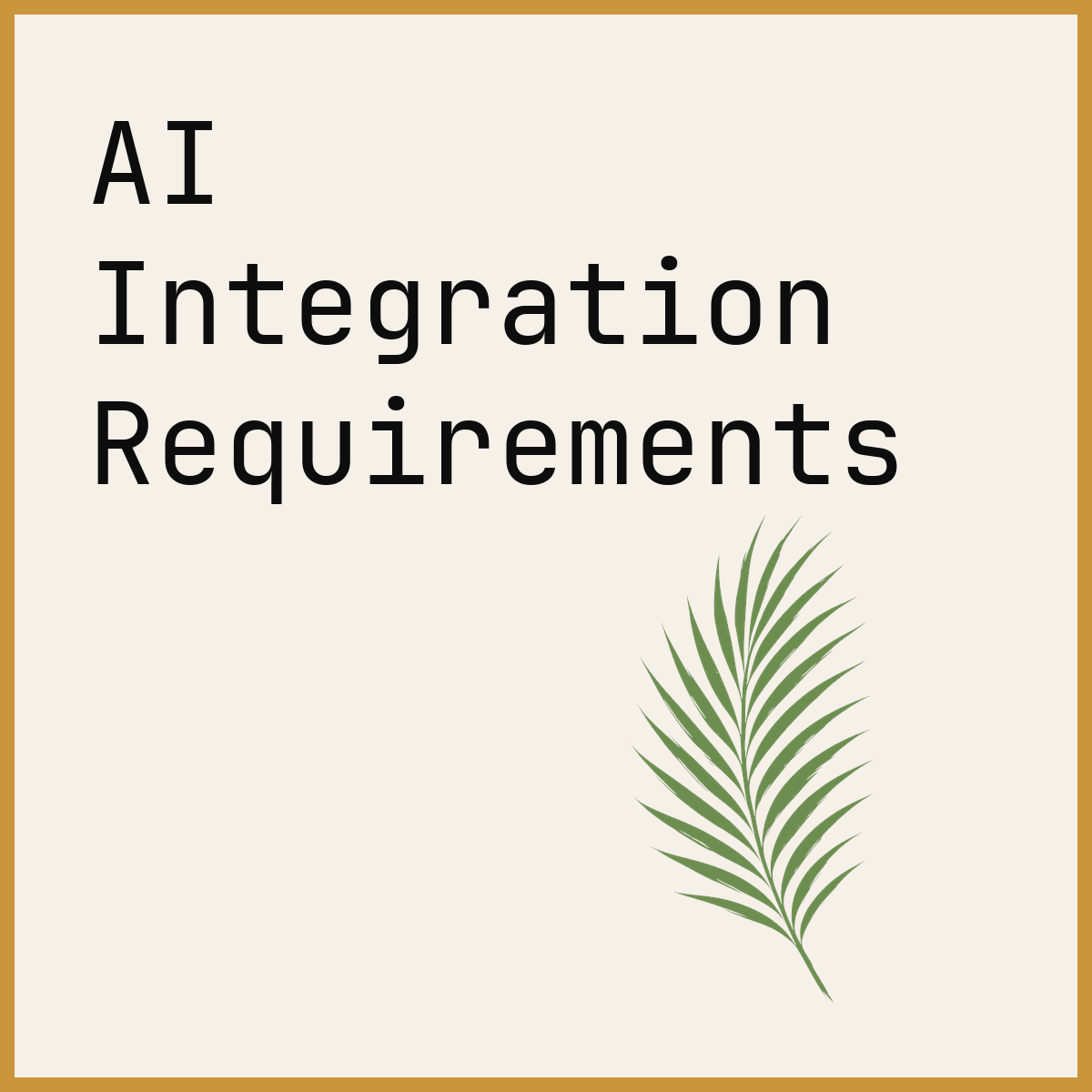 AI Integration Requirements