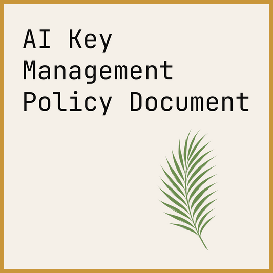 AI Key Management Policy Document