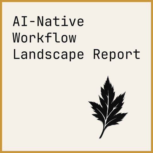 AI-Native Workflow Landscape Report