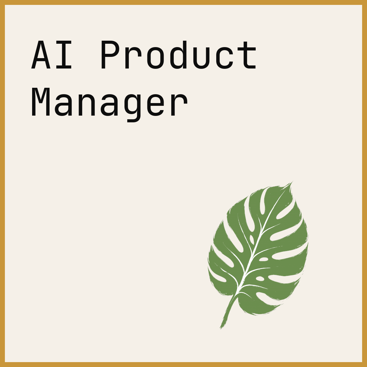 AI Product Manager