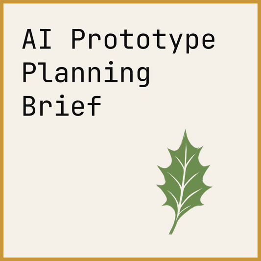 AI Prototype Planning Brief