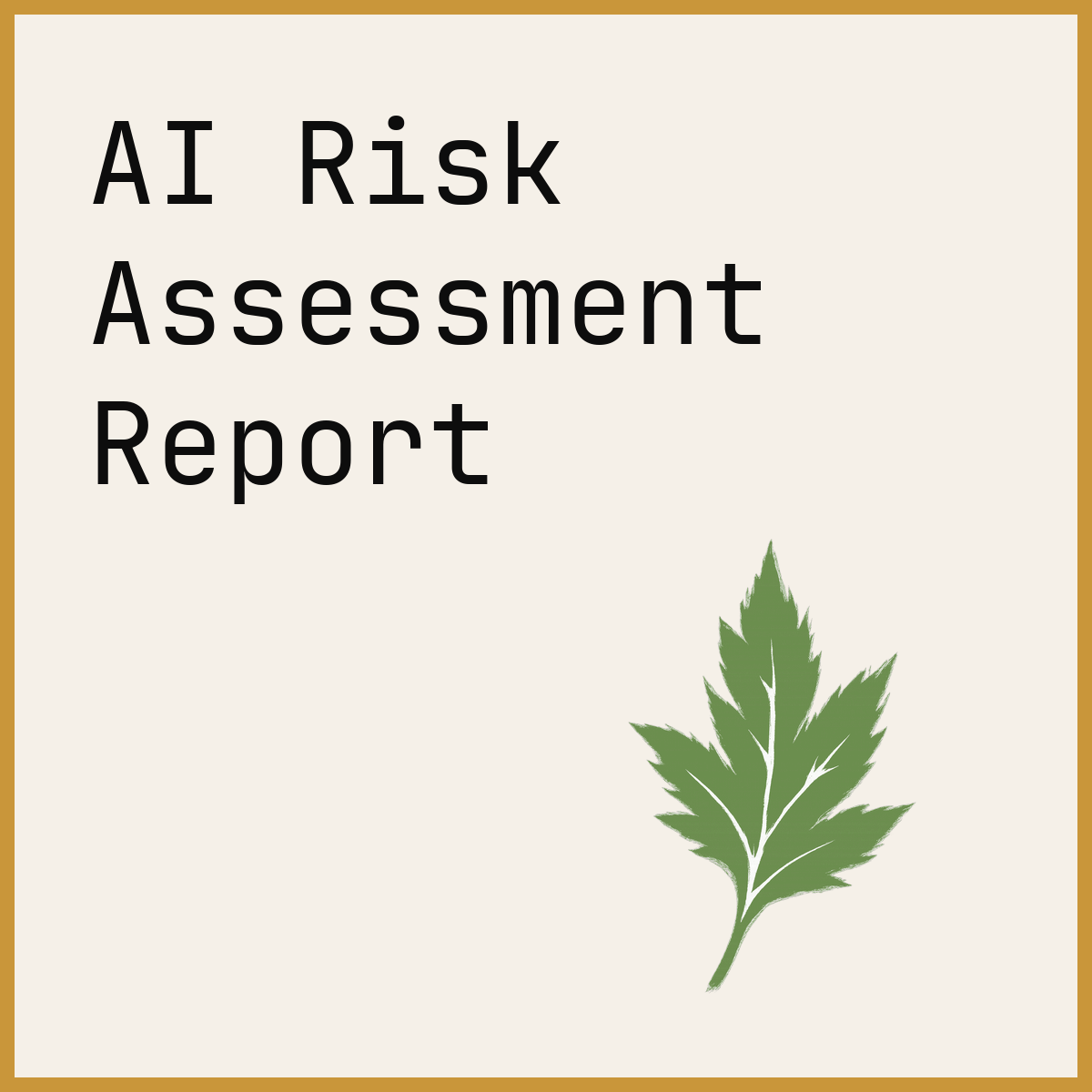 AI Risk Assessment Report