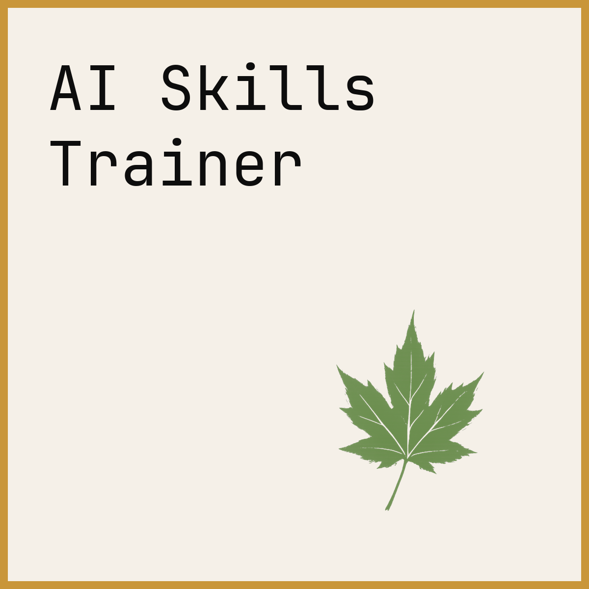 AI Skills Trainer