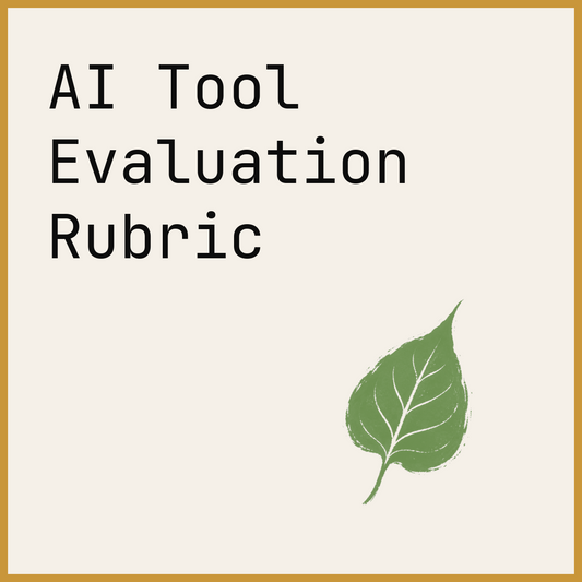 AI Tool Evaluation Rubric