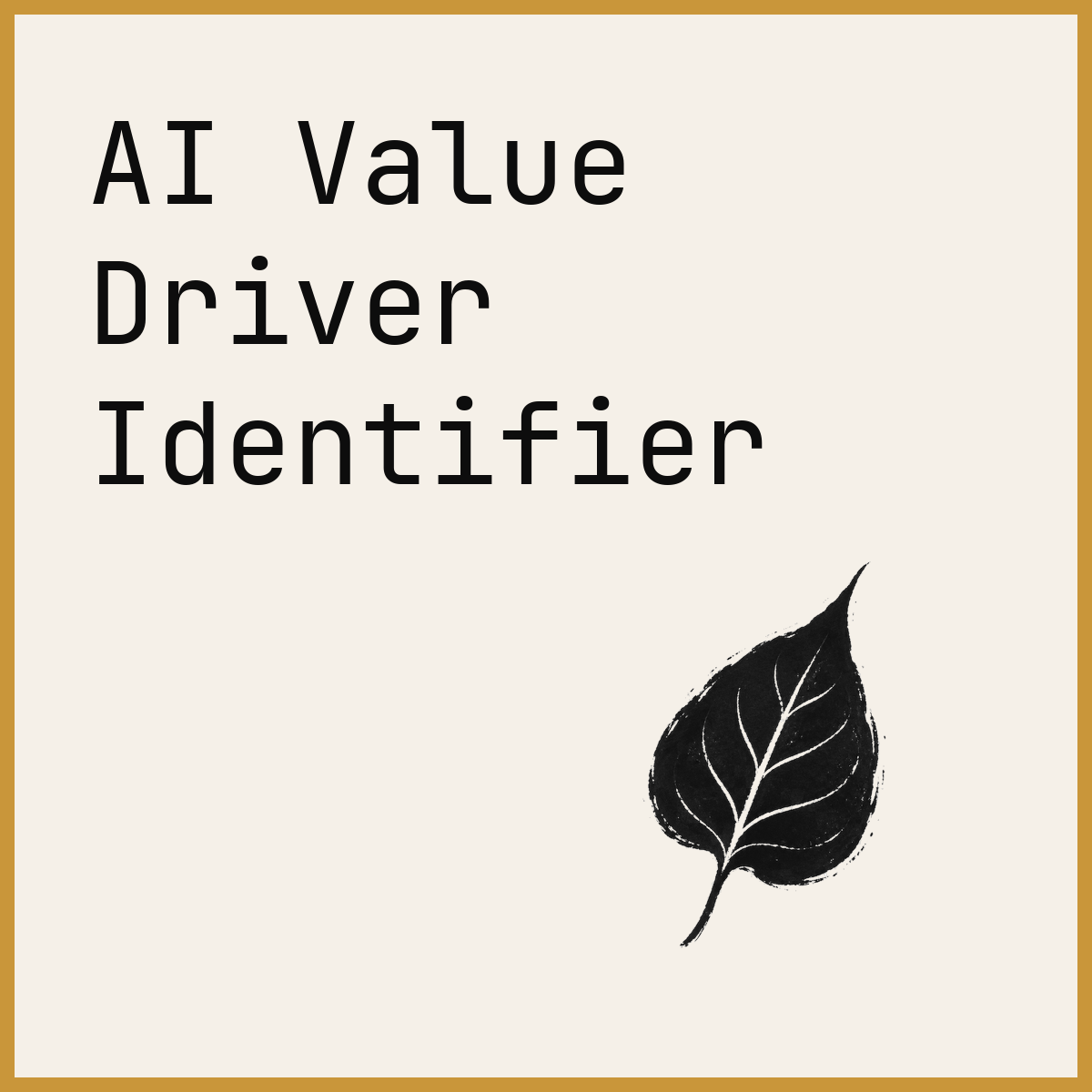 AI Value Driver Identifier