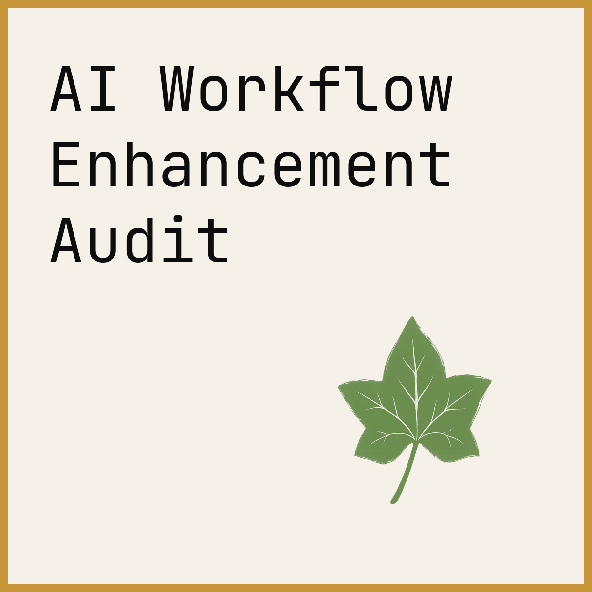 AI Workflow Enhancement Audit