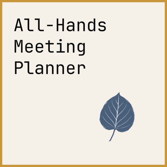 All-Hands Meeting Planner