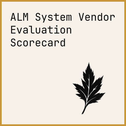 ALM System Vendor Evaluation Scorecard