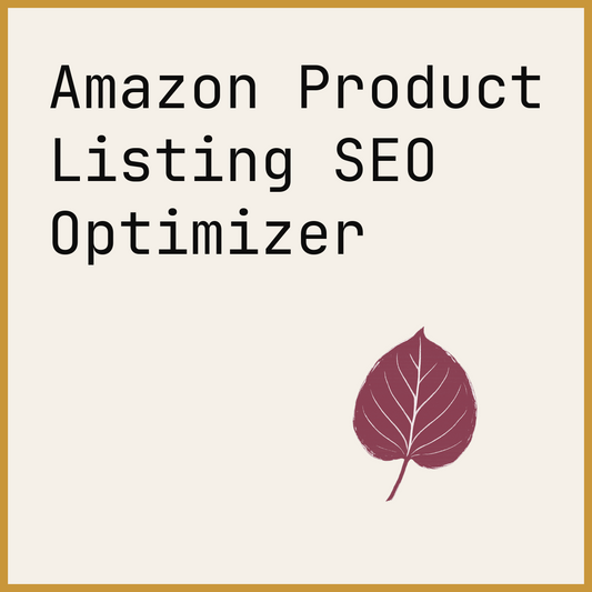 Amazon Product Listing SEO Optimizer