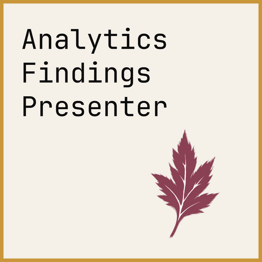 Analytics Findings Presenter